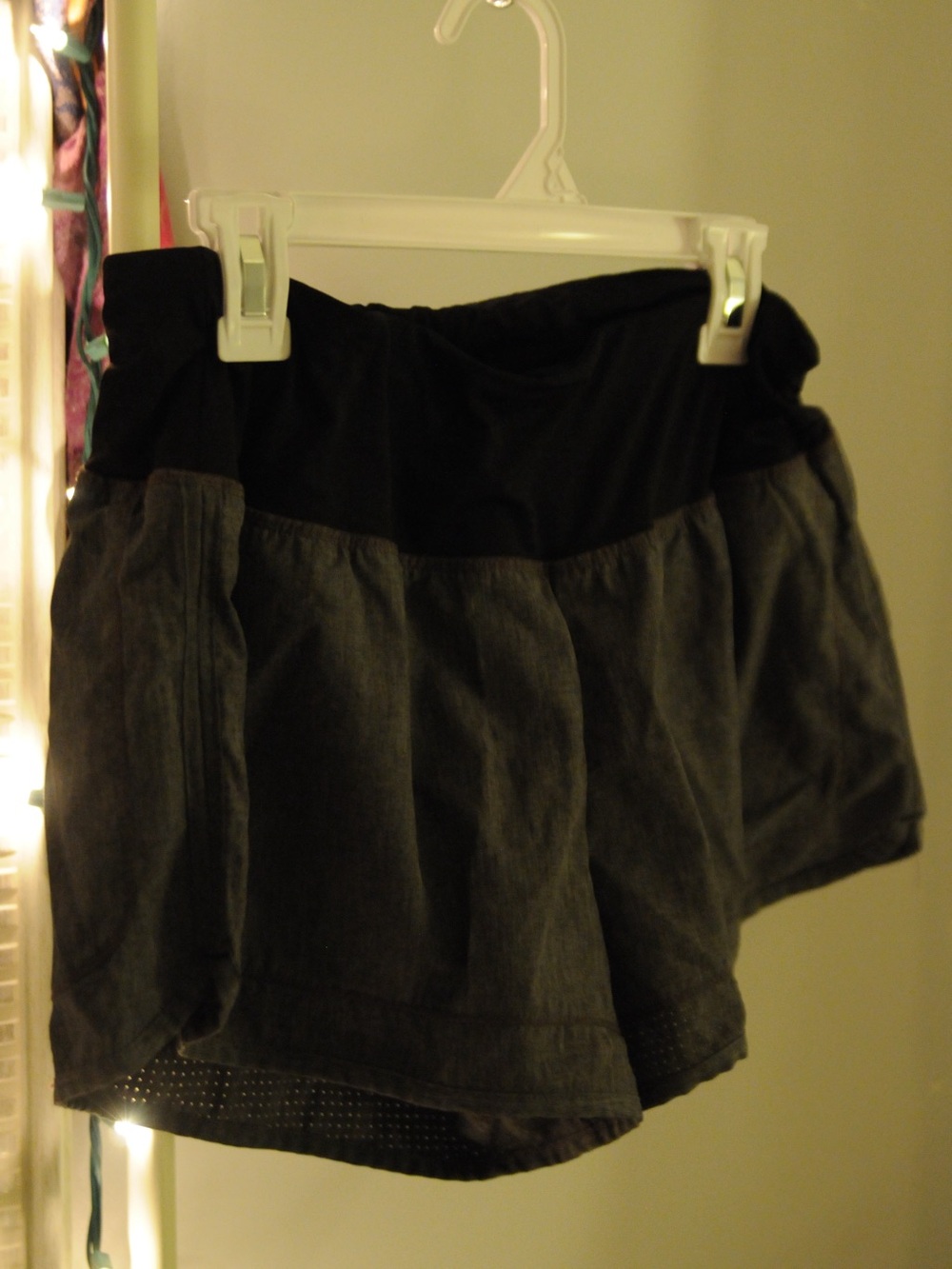 Champion Women’s Athletic Shorts in Black and Gray